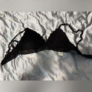 Gilly Hicks Black Lace Triangle Bralette